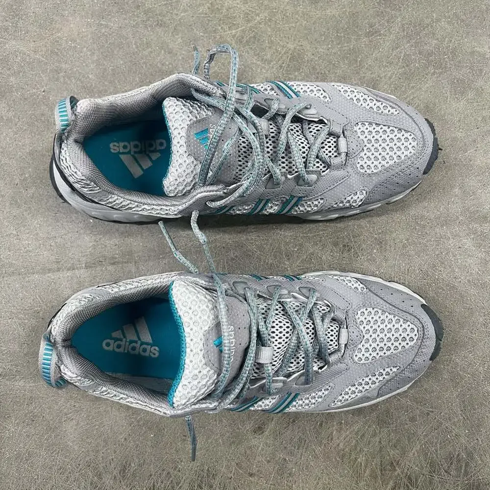 Adidas Kanadia TR Hiking Shoes Gray Blue Adiwear